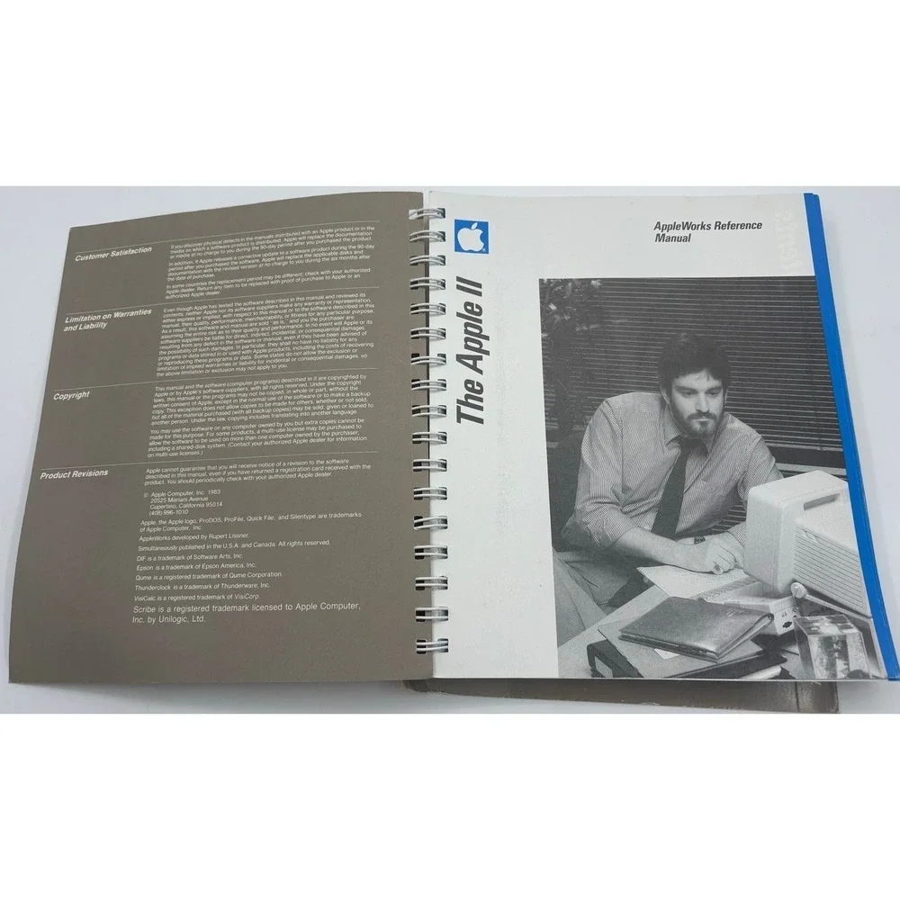 The Apple II AppleWorks‎ Reference Manual Vintage 1983 Apple